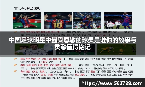 中国足球明星中最受尊敬的球员是谁他的故事与贡献值得铭记